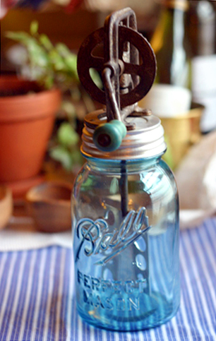Mason Jar Butter Churner