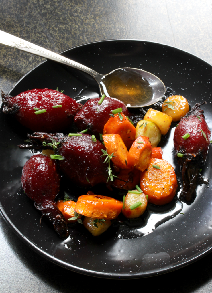 Herby Maple Roasted Carrots and Beets Teeny Tiny Kitchen