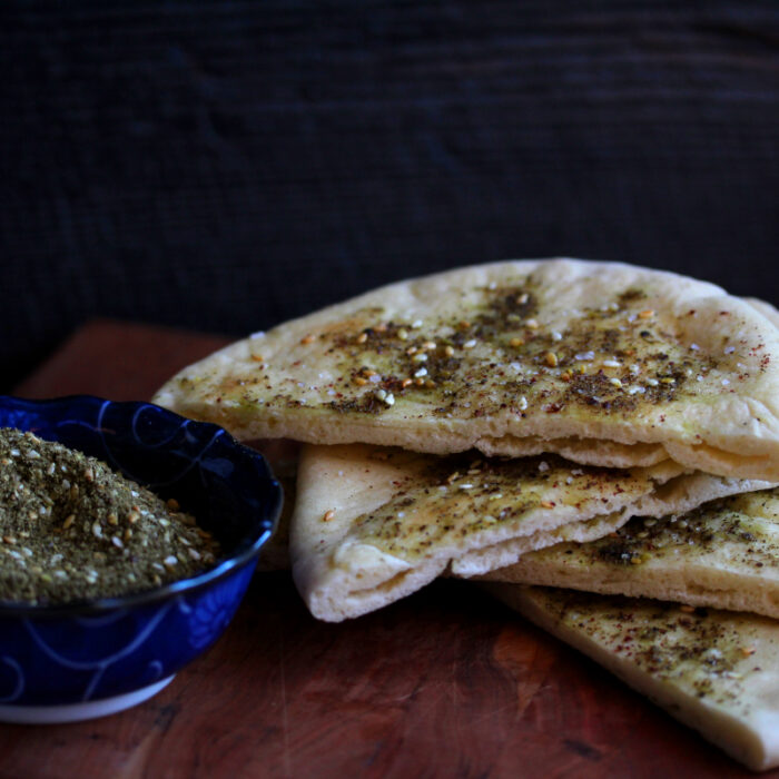 Insanely Delicious Za’atar Pita Bread Teeny Tiny Kitchen