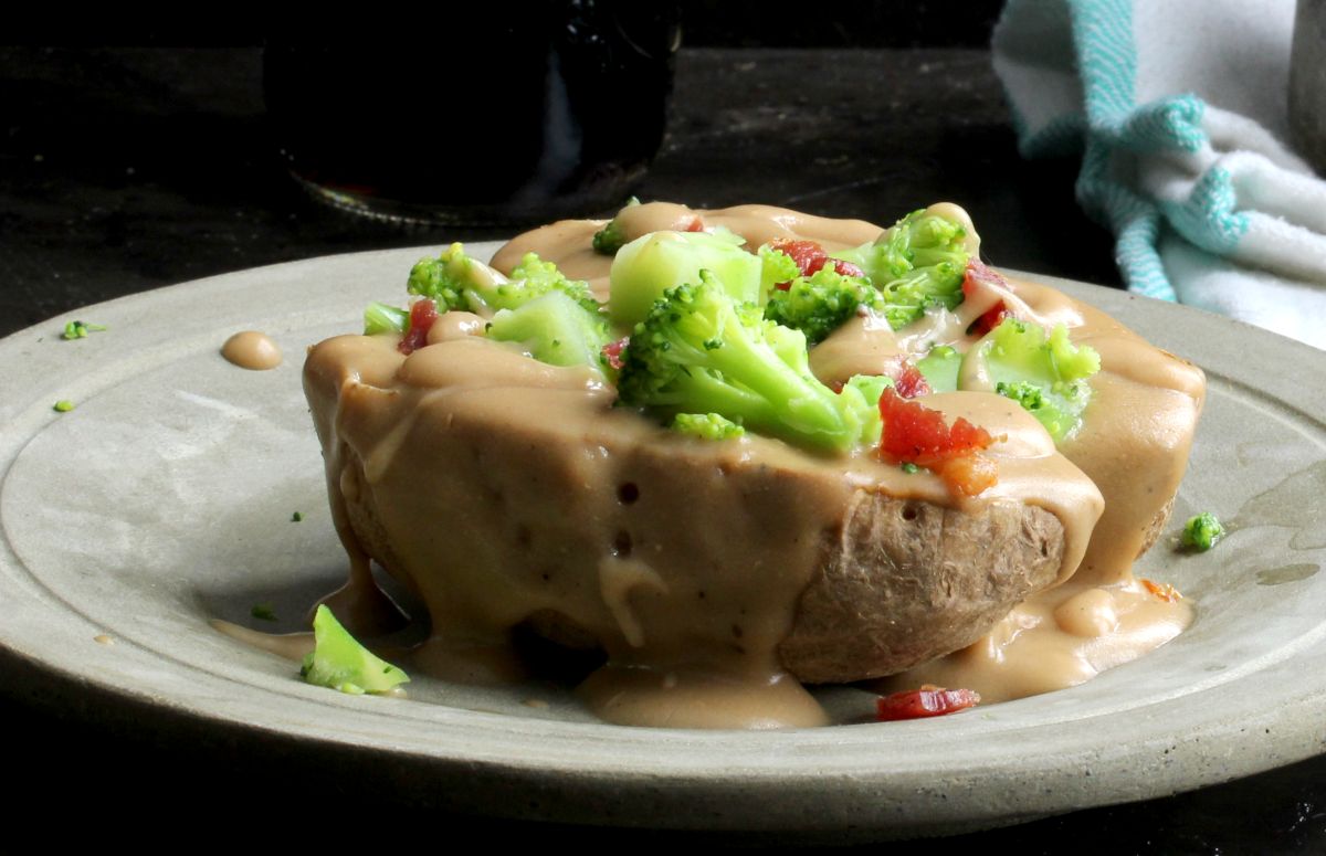 Guinness and gruyere cheese sauce