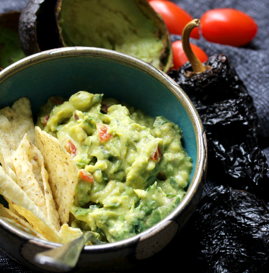 Ancho chile guacamole