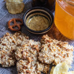 Pretzel and potato chip coated chicken