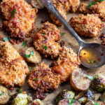 Cheddar coated chicken